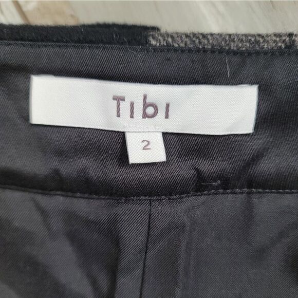 Tibi Mini Trouser Skirt Wool Blend Size 2 - Picture 7 of 10